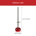 thumbnail image 5 of 2 Pieces Drum Pedal Hammer Musical Instrument Battery for Double Drums Parts Jazz Red Aluminum Alloy, 5 of 6