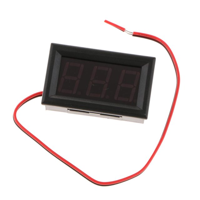 ímetro de 0.56 "2 Cable Ac70-500v Digital Coches Motor Ensayo Eléctrico Tamaño Ergonómico Verde Cola Volt Panel Meter