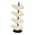 thumbnail image 1 of DOLITY Vertical Shoe Rack Corner Storage Organizer for Apartment Dormitory Entryway 4 Tier White, 1 of 9