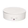 thumbnail image 4 of 360 Degree Rotating Turntable, Powerful Quiet ABS Maximum Load 6.6lb Electric Rotating Turntable  For Cosmetics For Tea Sets For Watches White, 4 of 8