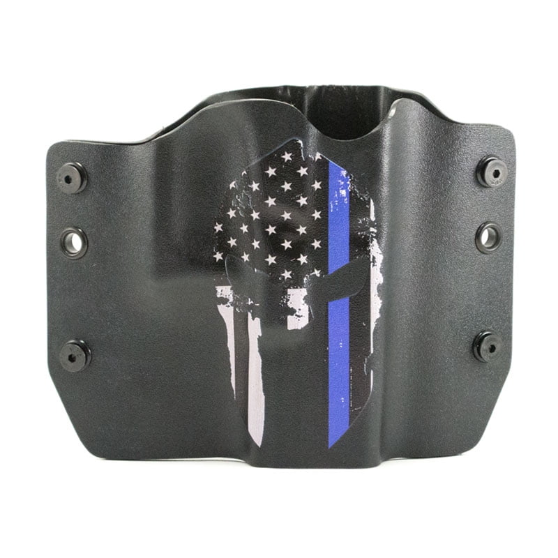 Outlaw Holsters Spartan Blue Line OWB Kydex Gun Holster for 1911 w/o