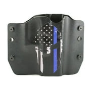 Outlaw Holsters: Spartan Blue Line OWB Kydex Gun Holster for SIG 220 with Rail, Right Handed.