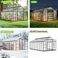 thumbnail image 6 of NETAJE 10'x18' Polycarbonate Greenhouse, Large Aluminum Walk-in Green House for Backyard, 6 of 6