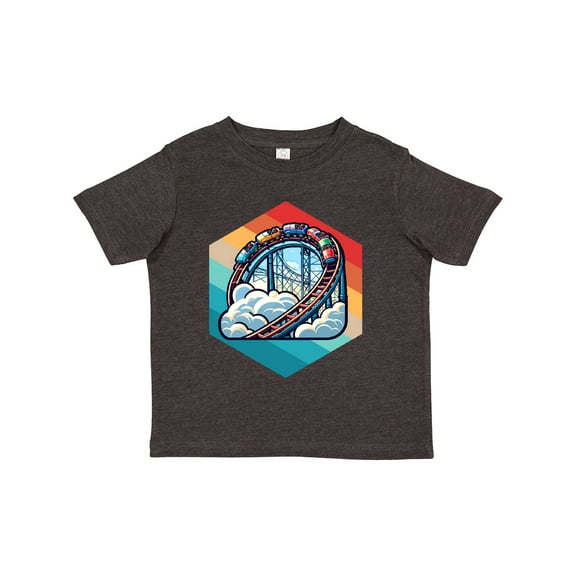Inktastic Roller Coaster Vintage Fan Retro Boys or Girls Toddler T-Shirt