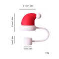 thumbnail image 3 of Tapas Paja Navideñas PVC 10 Mm para 30/40 Oz (sombrero), 3 of 3