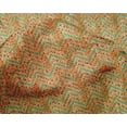 thumbnail image 4 of oneOone Silk Tabby Gamboge Yellow Fabric Text & Chevron Geometric Craft Projects Decor Fabric Printed By The Yard 42 Inch Wide, 4 of 4