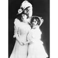 thumbnail image 2 of Famous Ziegfeld Star Anna Held With Her Daughter Liane Carrera History (24 x 36), 2 of 2