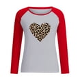 thumbnail image 2 of Women`s Multiple Sizes Multiple Color Casual Smart Nice Printing Long Sleeve Polyester T-Shirt(Gray,XXL), 2 of 3