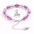 thumbnail image 1 of Jumpingount Hermosa Joyas de cristal Cadenas de cuentas Brazalete de amistad con estilo atractivo para niñas Boda Rosa roja Type1 NO1, 1 of 6