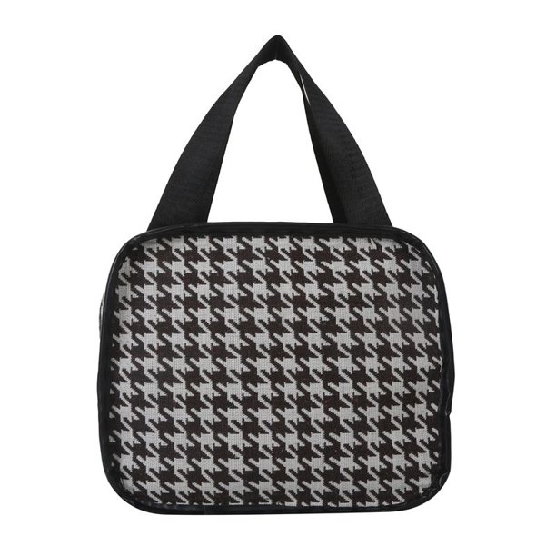 Bolsas de cosméticos para mujer, bolsa de almacenamiento de viaje de pata de gallo, bolsas de maquillaje (café) Ndcxsfigh Para Estrenar