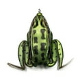 thumbnail image 3 of (2 pack) Lunkerhunt Hollow Body Lunker Frog 2 1/4" 1/2oz Green Tea LF01, 3 of 11