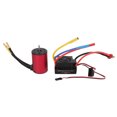 thumbnail image 1 of Motor sin escobillas S3650 3900KV, resistente al agua, 60A, enchufe ESC T macho para piezas de actualización de coche 1/10 RC, 1 of 10