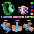 thumbnail image 4 of Pulseras iluminadas GOHEYI, paquete de 24 unidades, regalos para fiestas de Halloween para niños, 4 of 6