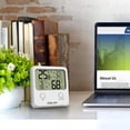 thumbnail image 3 of Termómetro higrómetro digital, higrómetro digital de temperatura interior con monitor de pantalla Temperatura y humedad más grandes para el hogar y la oficina, 3 of 6
