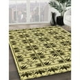 thumbnail image 2 of Ahgly Company Indoor Rectangle Patterned Mustard Yellow Area Rugs, 8' x 10', 2 of 6