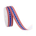 thumbnail image 2 of Star Ribbon 5 Yards Red White Blue Wired Patriotic Striped USA Fabric for Independence Day Memorial Day Crafts Gift Wrapping Celebration Decoration Use, 2 of 5