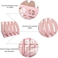 thumbnail image 6 of SAYEEC Pink Magazine File Holder 4-Compartment Desktop File Organizer, Standing Racks for Office & School, 6 of 8