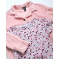 thumbnail image 3 of Instagirl Girls Shacket Set - 2 Piece Cozy Soft Fleece Sherpa Shirt Jacket and T Shirts for Girls, 3 of 7