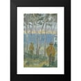 thumbnail image 2 of Ernst Schiess 17x24 Black Modern Framed Museum Art Print Titled - View on a Bay at the Sea Toward a City in the South, 2 of 5