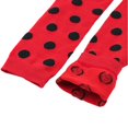 thumbnail image 2 of Slccxzc Ladybird Dots Pattern Fingerless Gloves and Thigh High Socks Set, 2 of 7