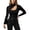 Black, variant on Women's Solid Cut Out Sweater, Mock Neck Hollow Chest Knit Blouses, Slim Fit Solid Long Sleeve Shirts, Elegant Stretchy Casual Pullover for Daily Night Out Wear Wine XL