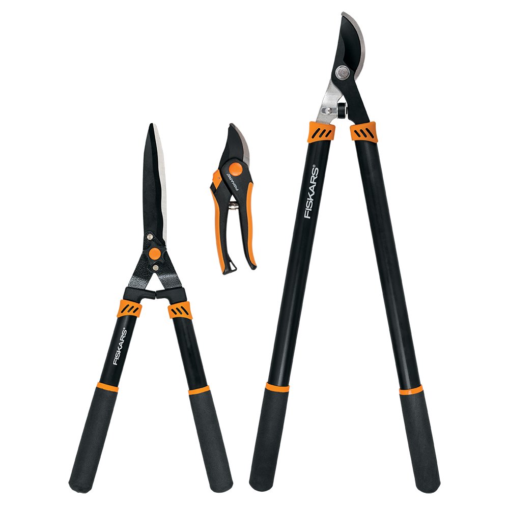 Fiskars Lopper, Hedge Shear and Pruner Set, 3pc, 3955401001 Walmart