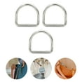 thumbnail image 2 of HOMYL Buckles Lightweight Multipurpose D Rings for DIY Leather Craft Bag 2.5cmx2cm, 2 of 8