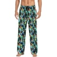 thumbnail image 2 of FREEAMG Tropical Palm Trees Camo Pajama Pants for Men, Men's Separate Bottoms, Pure Cotton Comfortable Lounge Pants?31?, 2 of 7