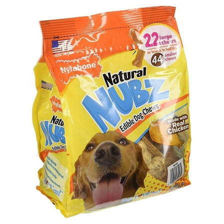 Natural Nubz Edible Dog Chews 22ct. (2.6lb Bag)(Pack of 2)