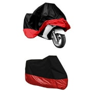 XXL Waterproof Motorcycle Storage Cover UV Protector Rain Dust Proof Outdoor Motorbike All-Weather