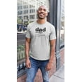 thumbnail image 2 of Dad. A Banker Provided by Nature. Statement T-Shirt for Father, Daddy and Men White, 2 of 7