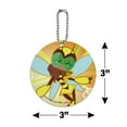 thumbnail image 6 of DC Super Hero Girls Bumblebee Round Luggage ID Tag Card Suitcase Carry-On, 6 of 8