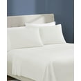 thumbnail image 4 of Brooklyn Loom Essential 100% Cotton Washed Softness 3-Piece Twin XL Sheet Set in White, Solid Color, OEKO-TEX Certified, 4 of 11