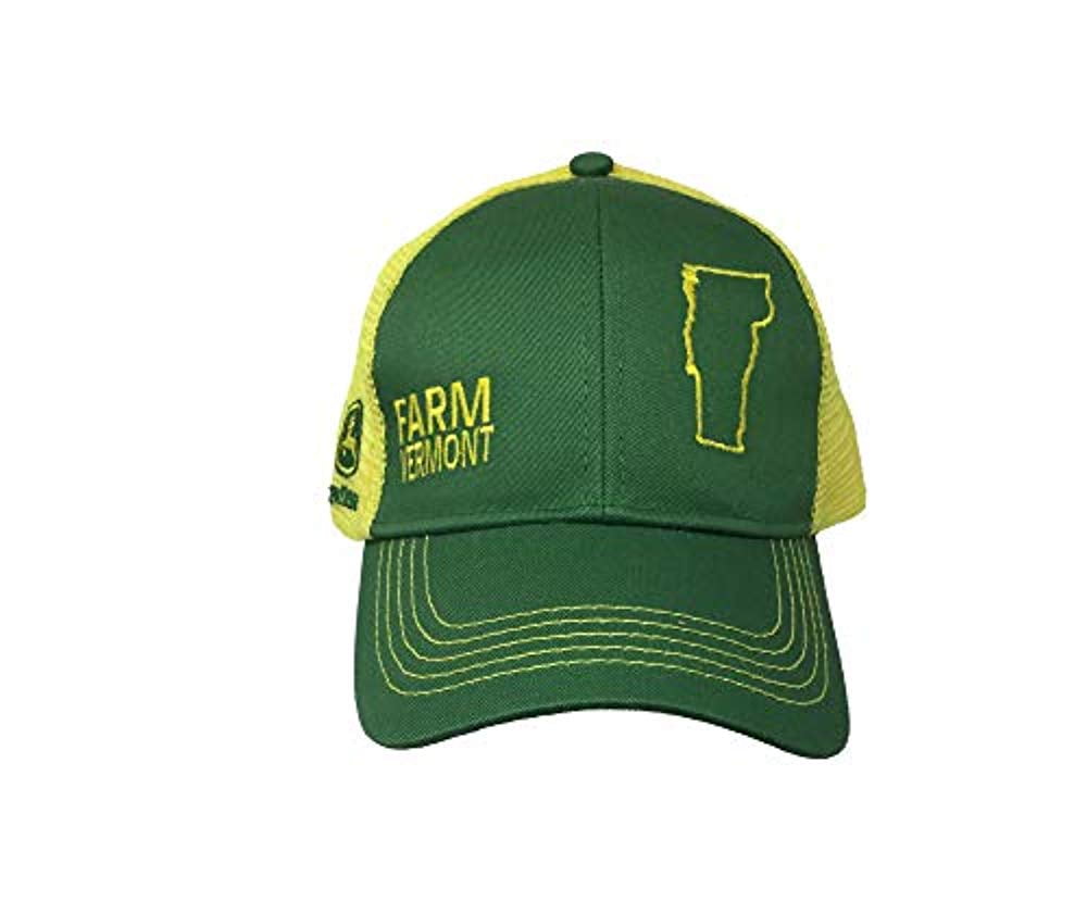 John Deere Farm State Pride Full Twill Hat-Green and Yellow-Rhode Island並行輸入