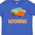 thumbnail image 4 of Inktastic Wyoming Vacation Buffalo Silhouette Boys or Girls Toddler T-Shirt, 4 of 5