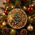 thumbnail image 5 of Christmas Pearl Diamond Painting Kit For Adults Diy Pearl Diamond Art Suncatcher With 3D Mixed-Size Beads,Christmas Sparkling Home Wall Or Window Decor Handmade Gift(9.84In), 5 of 6