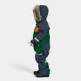 thumbnail image 6 of Maqroz Kids One Piece Snowsuit Toddler Girls Boys Ski Snowboard High Visibility Jumpsuits Winter Thicken Warm Waterproof Teen Snow Suit Overalls Insulated Coveralls with Hood, Sizes 1-15, Army Green, 6 of 9