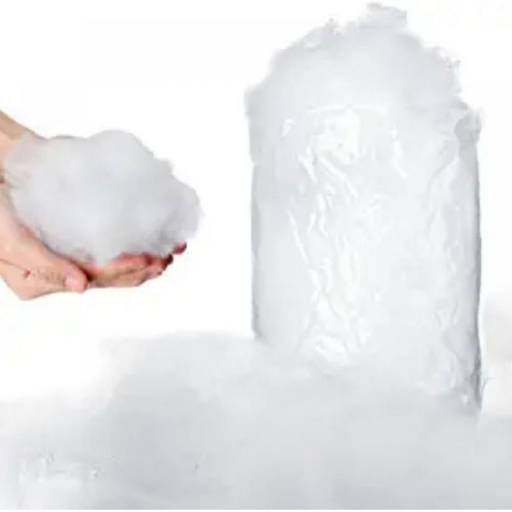 Christmas Fake Snow Decor, Fluffy Fiber Artificial Snow Indoor White