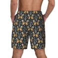 thumbnail image 4 of Uemuo Flower Butterfly Pattern Mens Swim Trunks Quick Dry Board Shorts with Mesh Lining, Stretch Beach Shorts Quick Dry No-Chafing Board Shorts-, 4 of 9