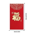 thumbnail image 3 of Sobres rojos del Año Nuevo Chino 2025 Año de la Serpiente | Lindos soportes de papel de papel rojo creativos de dibujos animados | Sobres de regalo festivos | Paquete de 10 | Diseño único plegable, 3 of 5
