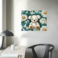 thumbnail image 3 of Nawypu Funny Elephant Sunflower Bathroom Decor Canvas Wall Art Wall Decor Humor Bathroom Sign Framed Poster Artwork Prints Pictures for Elephant Lovers Home Farmhouse Bathroom Bedroom Living Room, 3 of 4