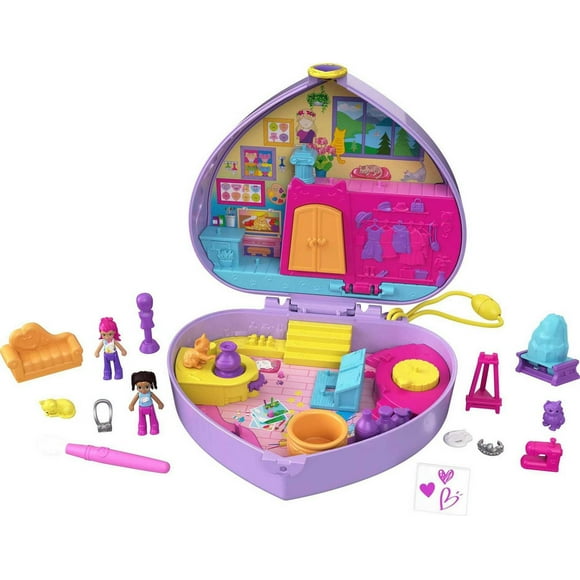 Polly Pocket Starring Shani Art Studio Compact Playset