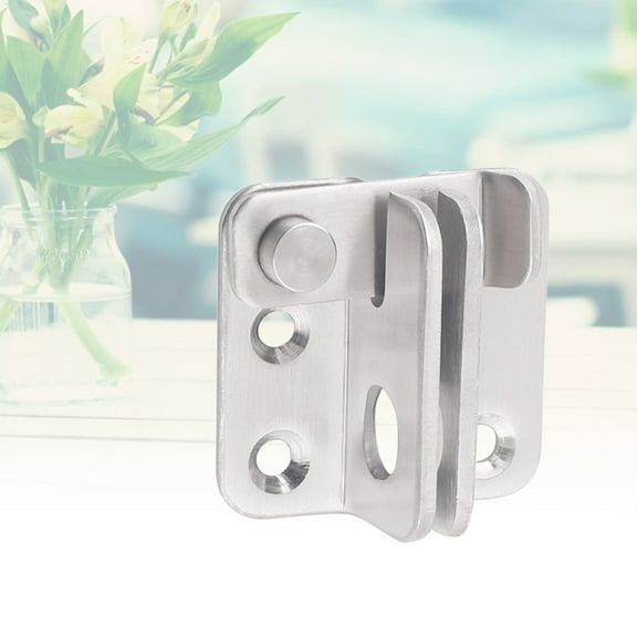 HEALEEP 1Set Stainless Steel Flat Head Door Latches Hardware For Home Security