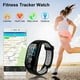 thumbnail image 3 of Reloj conectado gris plateado para mujeres, hombres y niños, resistente al agua IP68, reloj de pulsera conectado con podómetro de cardio, alarma para dormir, reloj inteligente deportivo con notificac, 3 of 5