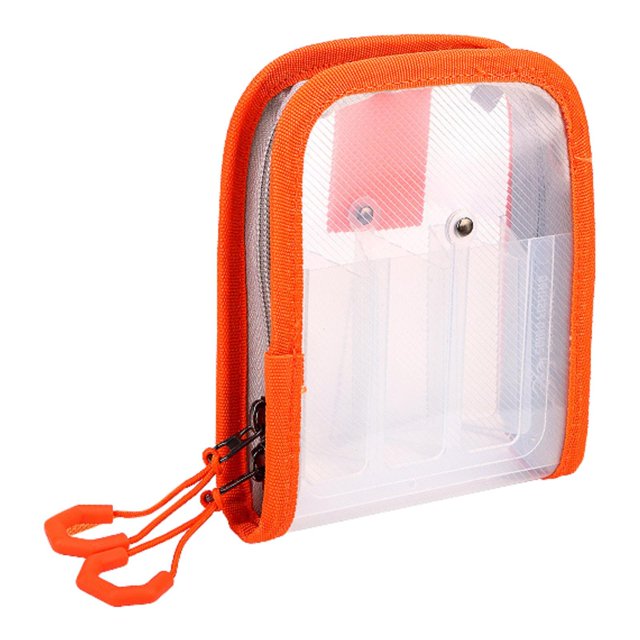 Almencla Fishing Lure Bag Carrying Bag Zipper Protector Convenient Fishing Tackle Bag Orange