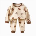 thumbnail image 3 of HFHAPW Little Girl Boys Pajamas Set Cute Graphic 2 Piece Toddler Clothes Kids Pjs Sleepwear, 3 of 3