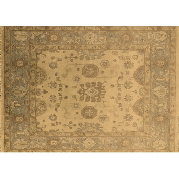 Ahgly Company Indoor Rectangle Oriental Brown Industrial Area Rugs, 8' x 12'