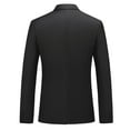 thumbnail image 3 of Cloudstyle Men's Slim Fit Notched Lapel Single-Breasted Blazer, Wrinkle-Free Business Casual Jacket with Side Vent & Functional Pockets, 3 of 11