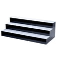 thumbnail image 6 of OnDisplay Luxe Acrylic LED Lighted Bar Stage Display - Expandable Glowing Liquor Bottle Shelf (Black, 24"), 6 of 7