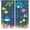 Ocean-3, variant on Cartoon Kids Curtains,Funny Underwater Sea Animal Whales Sea Turtles Theme Blackout Rod Pocket Window Treatments Curtains for Bedroom Bathroom W42xL54in